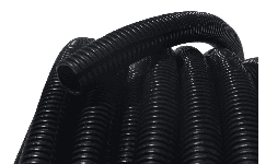 Manguera ranurada para uso eléctrico 