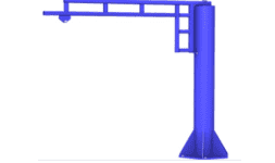 Brazos de carga de riel de acero marca Gorbel