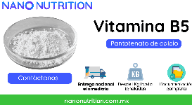 Acido pantotenico en polvo con vitamina B5 para suplementos