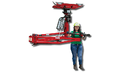 Grúas bandera antitorque marca Cormac