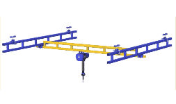 Grúas ergonómicas suspendidas al techo marca Gorbel