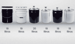 Cubetas de lámina abierta y cerrada