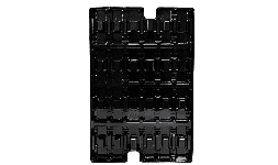 Charolas de plástico termoformadas para uso industrial y comercial