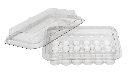 Empaque tipo clamshell para uso industrial y de consumo final