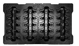 Charolas de plástico termoformadas para uso industrial y comercial