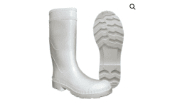 Bota Sanitaria Blanca De PVC
