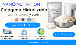 Colágeno hidrolizado en polvo