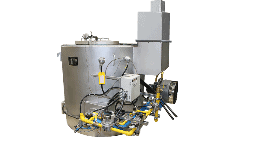 Hornos de fusion de crisol redondo a gas para aluminio