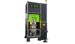 Prensa hidráulica con motor servo compactadora de polvo