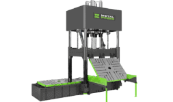 Prensa hidráulica de ajuste y prueba de moldes