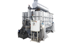 Horno de fusión reverbero basculante a gas