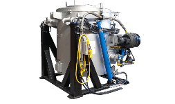 Horno de fusión de crisol basculante a gas para aluminio