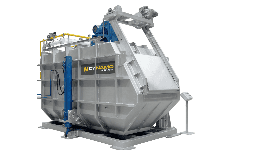 Horno reciclador de rines de aluminio