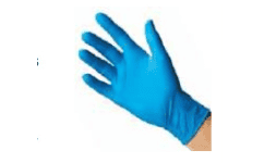 Guantes Palma De Nitrilo  libres de polvo