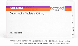 Capecitabina 500 mg Caja con 120 tabletas Proveedor