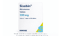 Abiraterona 250 mg Frasco con 120 tabletas