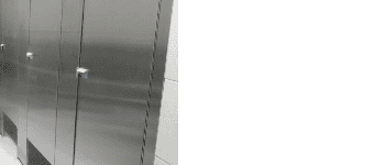 Mampara para sanitarios MT Estructurada Inoxidable