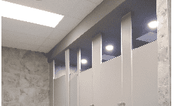 Mampara para sanitarios MT Estructurada Porcelana