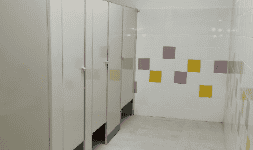 Mampara para sanitarios modelo estándar