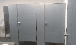 Mampara para sanitarios antigraffiti