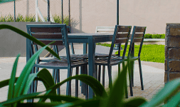 Mobiliario urbano en acero inoxidable