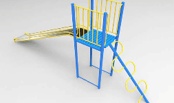 Juegos infantiles de madera para parques y jardines