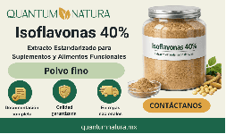 Isoflavonas 40% en Polvo