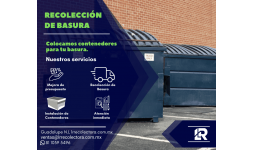 Basurero cubo grande para escombro