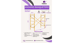 Andamios angostos banqueteros