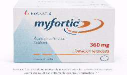 Ácido micofenólico 360 mg Caja con 120 tabletas Venta de