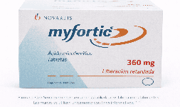 Ácido micofenólico 360 mg Caja con 120 tabletas Efectos secundarios