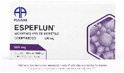 Ácido micofenólico 500 mg Caja con 50 tabletas