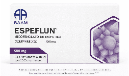 Ácido micofenólico 500 mg Caja con 50 tabletas Proveedor