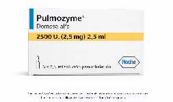 Alfa-dornasa fibrosis quística 2.5 mg /2.5 mL Caja con 6 ampolletas