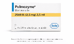 Alfa-dornasa fibrosis quística 2.5 mg /2.5 mL Caja con 6 ampolletas Venta de