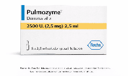Alfa-dornasa fibrosis quística 2.5 mg /2.5 mL Caja con 6 ampolletas Para qué sirve
