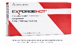 Amlodipino, valsartán, hidroclorotiazida 5 mg /160 mg/ 12.5 mg Caja con 28 comprimidos En México