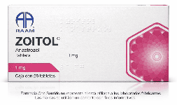 Anastrozol 1 mg Caja con 28 tabletas Precio