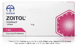 Anastrozol 1 mg Caja con 28 tabletas Genérico