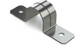 Abrazaderas omega galvanizada para Unicanal