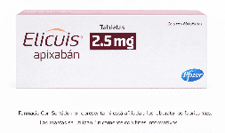 Apixaban 2.5 mg Caja con 20 tabletas