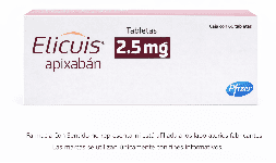 Apixaban 2.5 mg Caja con 20 tabletas Costo de