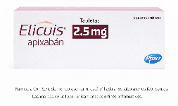 Apixaban 2.5 mg Caja con 20 tabletas Precio
