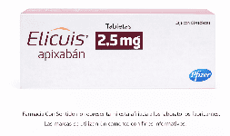 Apixaban 2.5 mg Caja con 20 tabletas Precio