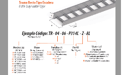 Charola tipo escalera para cables ATN
