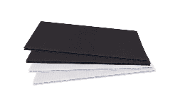 Cartón Plástico Negro