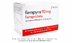 Fampridina 10 mg Cuatro frascos con 14 tabletas c/u