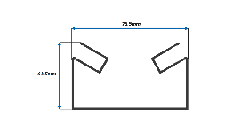 Domos de Aluminio Canal de 3” para Domo Tipo Arco Cañón