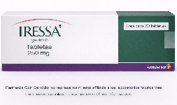 Gefitinib en tabletas 250 mg Caja con 30 tabletas