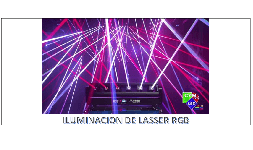 Iluminación de Láser RGB